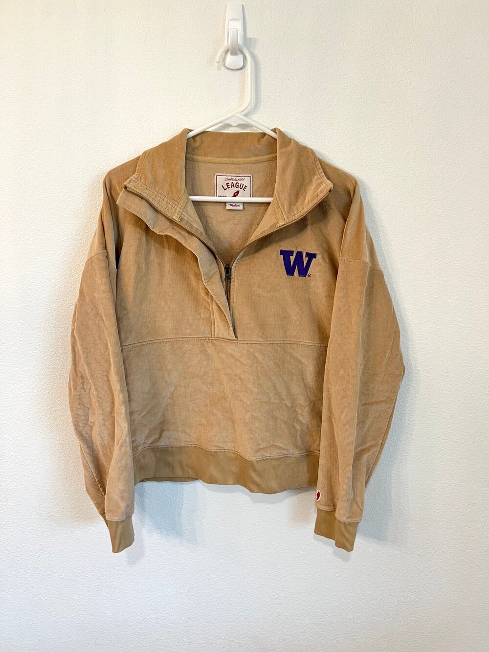 University of Washington UW Huskies Corduroy Jacket Fan Gear Women's Medium